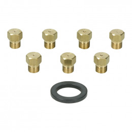 Jeu injecteurs gaz butane pour table de cuisson Whirlpool 481931039347