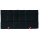 Filtre charbon type 150 pour hotte 43x21 5x28 cm Multi-marques