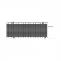 Condenseur 467x1320.8mm congelateur pour refrigerateur Electrolux 266700124