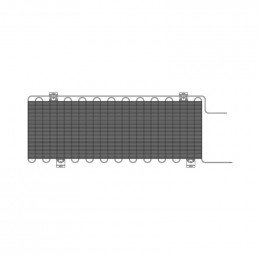 Condenseur 467x1320.8mm congelateur pour refrigerateur Electrolux 266700124