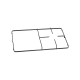 Grille tole du support burner pour cuisiniere Faure 342177202