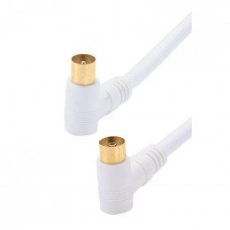 Cordon tv coude 9.52mm 2 m longueur 2m - 9.52 m/ 9.52 f Itc 304499 Cordon tv coude 9.52mm 2 m longueur 2m - 9.52 m/ 9.52 f Itc 304499