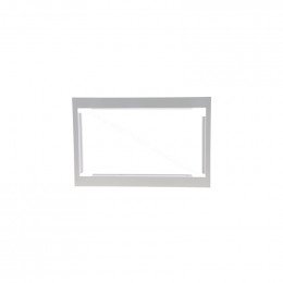 Cadre blanc + tole de maintie pour micro-ondes Brandt AS0074461 Cadre blanc + tole de maintie pour micro-ondes Brandt AS0074461