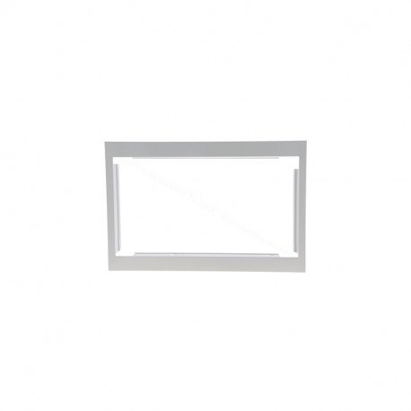 Cadre blanc + tole de maintie pour micro-ondes Brandt AS0074461