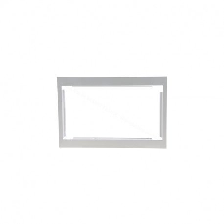 Cadre blanc + tole de maintie pour micro-ondes Brandt AS0074461