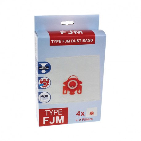 Sacs aspirateur type fjm boite de 4 sacs Fideale ASW7746137