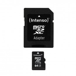 Carte memoire micro sd 32gb class 10 avec adaptateur sd Intenso 3413480